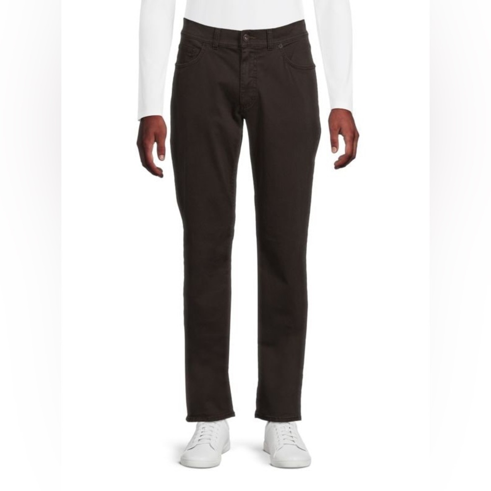Brax Cooper Fancy 5 Pocket Regular Fit Espresso Size 34W
